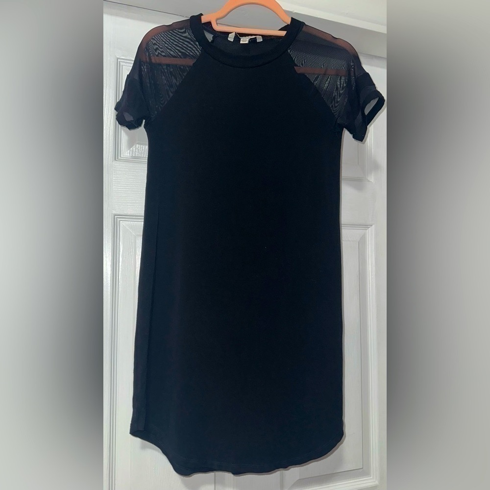 American Eagle Mesh Short Sleeve Mini Dress - Picture 3 of 9